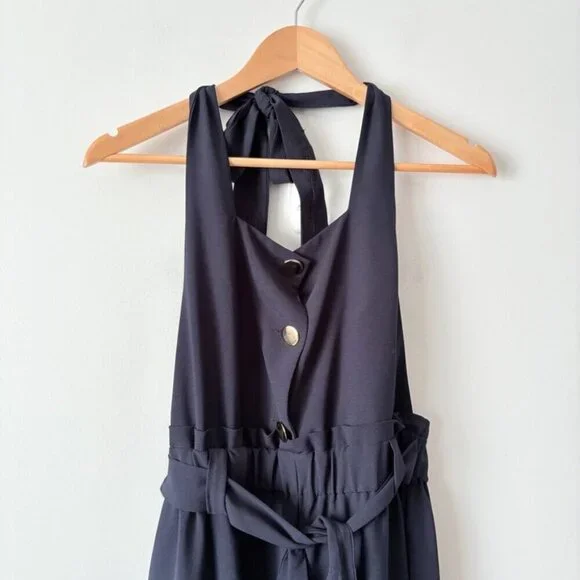 Zara Gold Button Belted Jumpsuit Navy Blue Size Medium is available for  purchase on au PAY Market - Imported Goods Online Store Co.Ltd. | au PAY  Market - Online Shopping Site